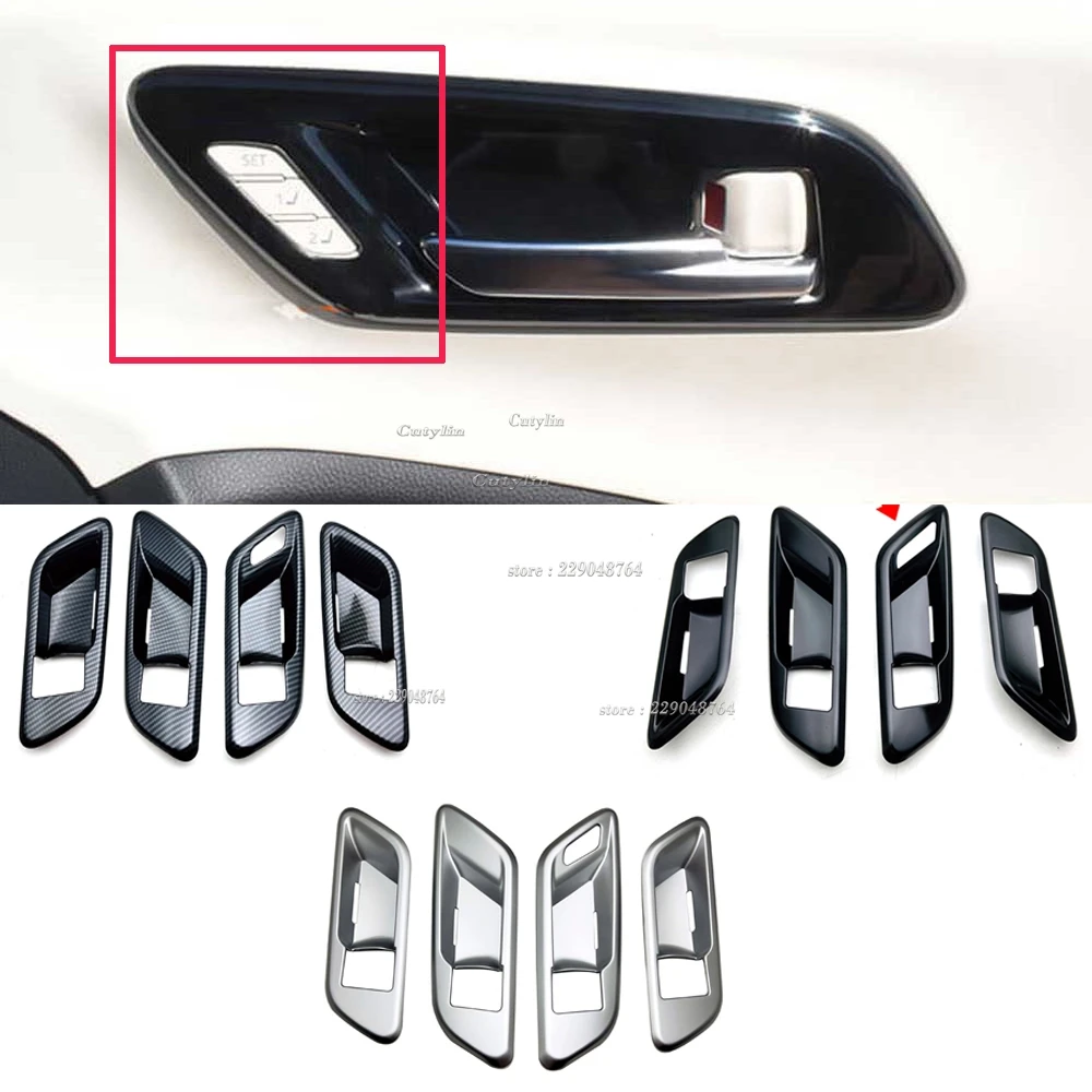 LHD Or RHD For Toyota Crown Cossover 2023 2024 Carbon Fiber Car Inside Inner Door Handle Bowl Cover Trim Interior Accessories
LHD Or RHD For Toyota Crown Cossover 2023 2024 Carbon Fiber Car Inside Inner Door Handle Bowl Cover Trim Interior Accessories