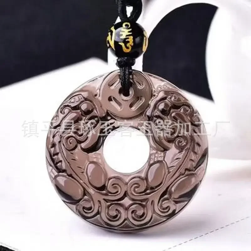 Ping An buckle manufacturers wholesale natural obsidian double brave pendant white chalcedony brave
Ping An buckle manufacturers wholesale natural obsidian double brave pendant white chalcedony brave