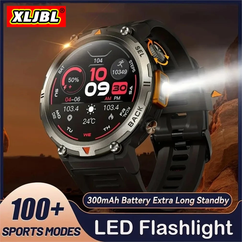 XLJBL 2024 Outdoor Smartwatch For Huawei Xiaomi GT4 Pro Watch Men Blood Pressure Health 100+Sports Bracelet With LED Flashlight
XLJBL 2024 Outdoor Smartwatch For Huawei Xiaomi GT4 Pro Watch Men Blood Pressure Health 100+Sports Bracelet With LED Flashlight