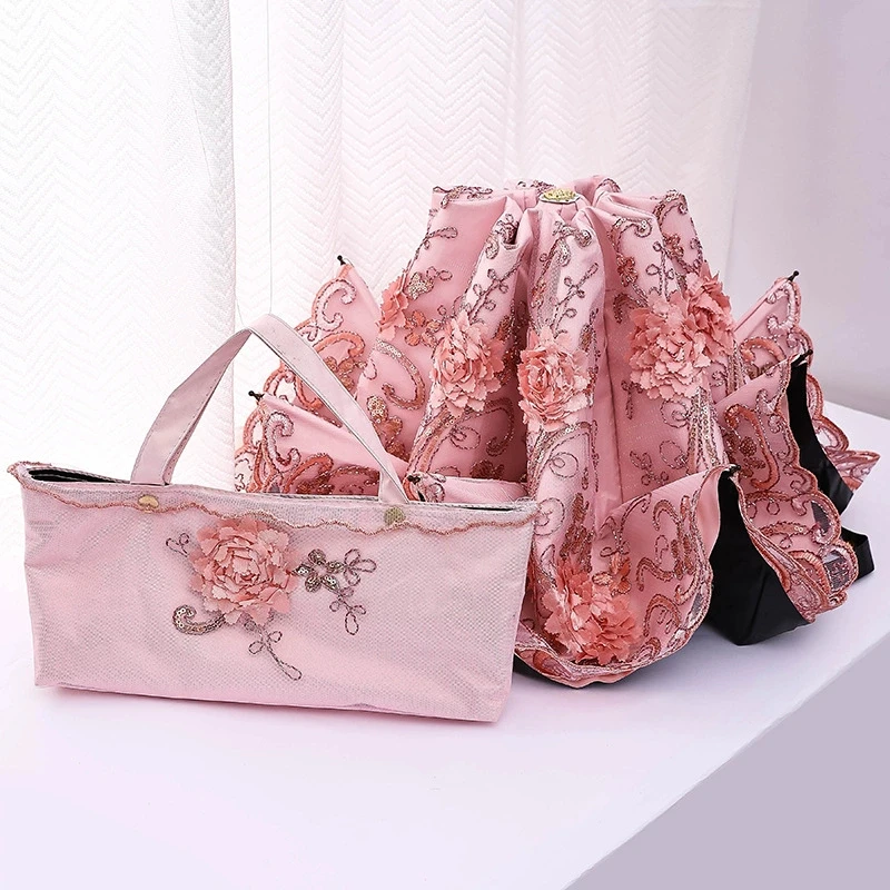Flowers Embroidery Lace Rain Sun Umbrella for Women Portable 3-fold UV Double Layer Exquisite Parasol Gift Female
Flowers Embroidery Lace Rain Sun Umbrella for Women Portable 3-fold UV Double Layer Exquisite Parasol Gift Female