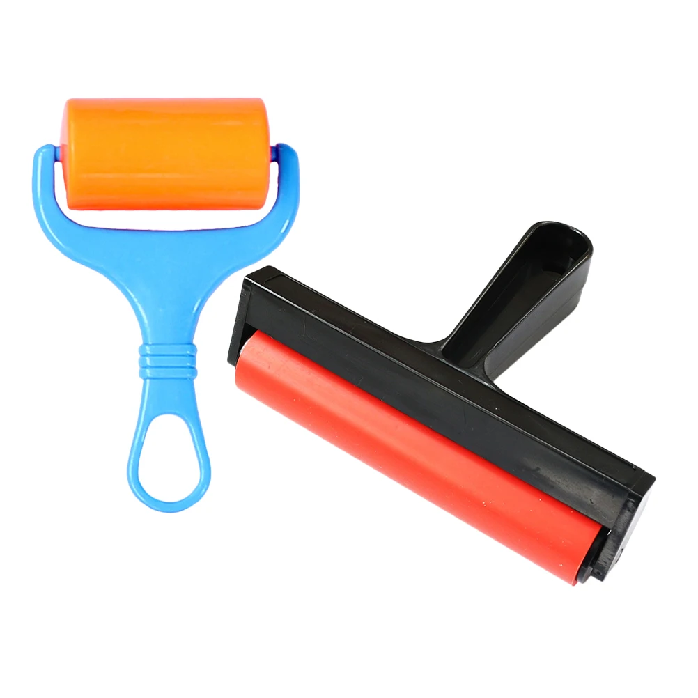 2 Pcs Ink Print Roller Craft Tool Block Printing Diamond Drawing for Rollers Plastic Hand
2 Pcs Ink Print Roller Craft Tool Block Printing Diamond Drawing for Rollers Plastic Hand