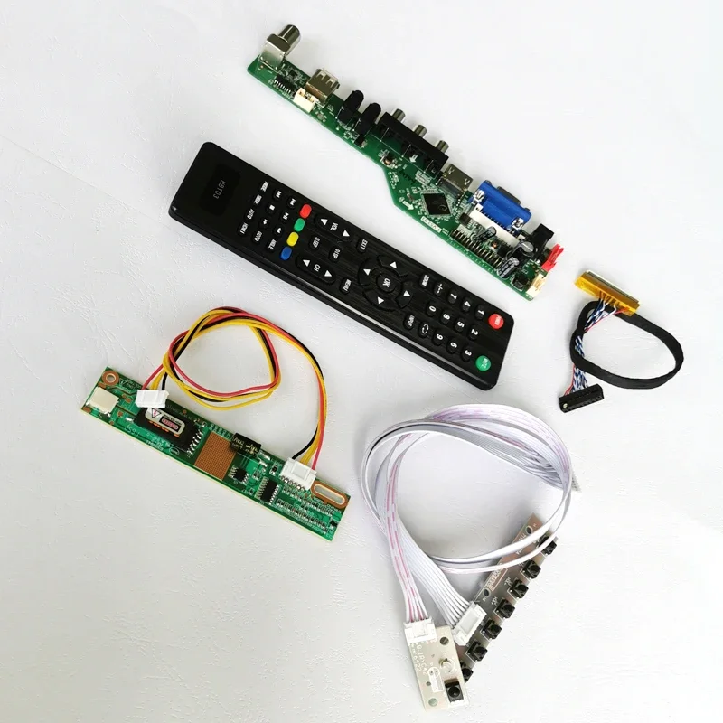 For LTN170BT08/LTN170WX/LTN170X2 Display Panel VGA+Audio+USB+HDMI 1440*900 LVDS 30Pin 1-CCFL LCD Screen Controller Board Kit DIY
For LTN170BT08/LTN170WX/LTN170X2 Display Panel VGA+Audio+USB+HDMI 1440*900 LVDS 30Pin 1-CCFL LCD Screen Controller Board Kit DIY