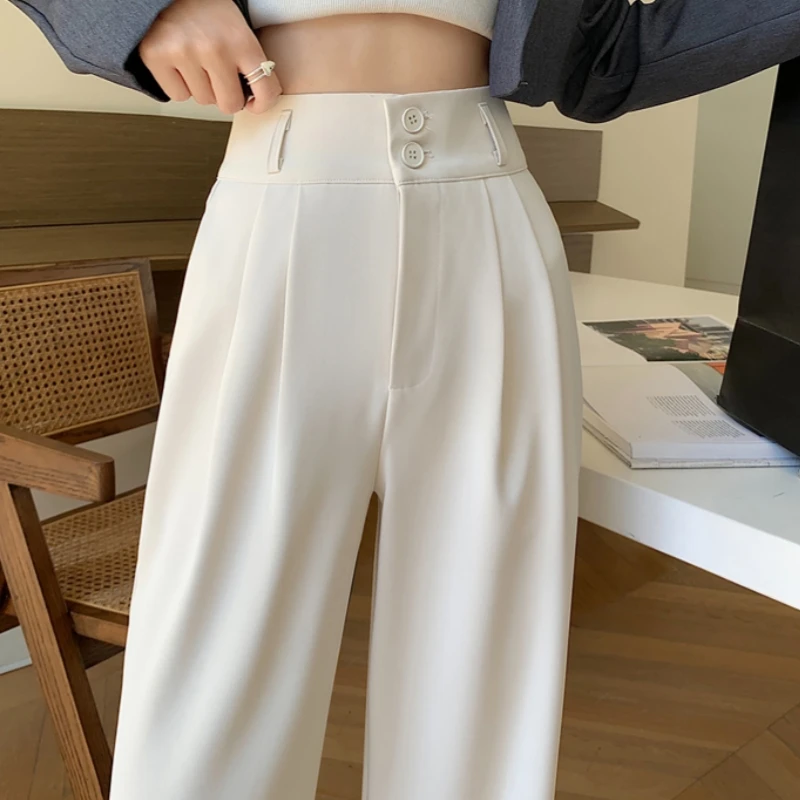 2025 New Office Lady Suit Pants Women Spring Summer High Waist Wide Leg Loose Double Button Slim Fit Long Trousers Female
2025 New Office Lady Suit Pants Women Spring Summer High Waist Wide Leg Loose Double Button Slim Fit Long Trousers Female