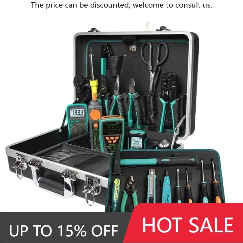 Pro'skit PK-9472G 220V Fiber Optic And Telecom Installation Tool Kit For Home Office Telecom Room In Asia/africa/south America
Pro'skit PK-9472G 220V Fiber Optic And Telecom Installation Tool Kit For Home Office Telecom Room In Asia/africa/south America