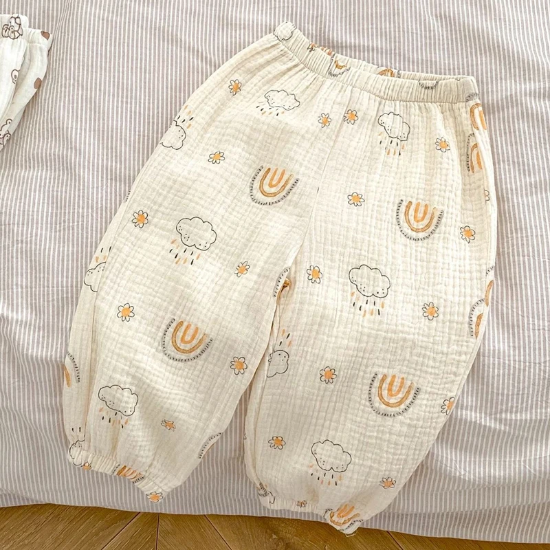 New summer baby clothing, rainbow cute long pants for babies aged 0-3, versatile mosquito repellent pants
New summer baby clothing, rainbow cute long pants for babies aged 0-3, versatile mosquito repellent pants