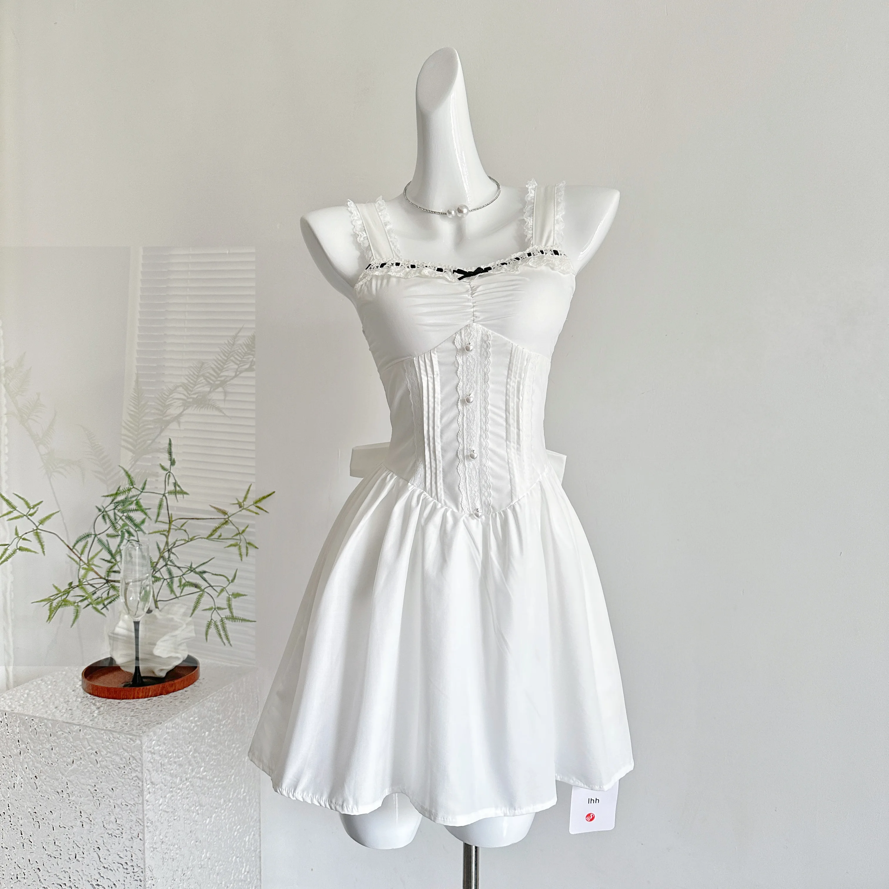 2025 Summer Women French Vintage Mini Dress Ballet Core Frock Evening Party Mori Girl Prom Gown Graduation One-Piece Clothing
2025 Summer Women French Vintage Mini Dress Ballet Core Frock Evening Party Mori Girl Prom Gown Graduation One-Piece Clothing
