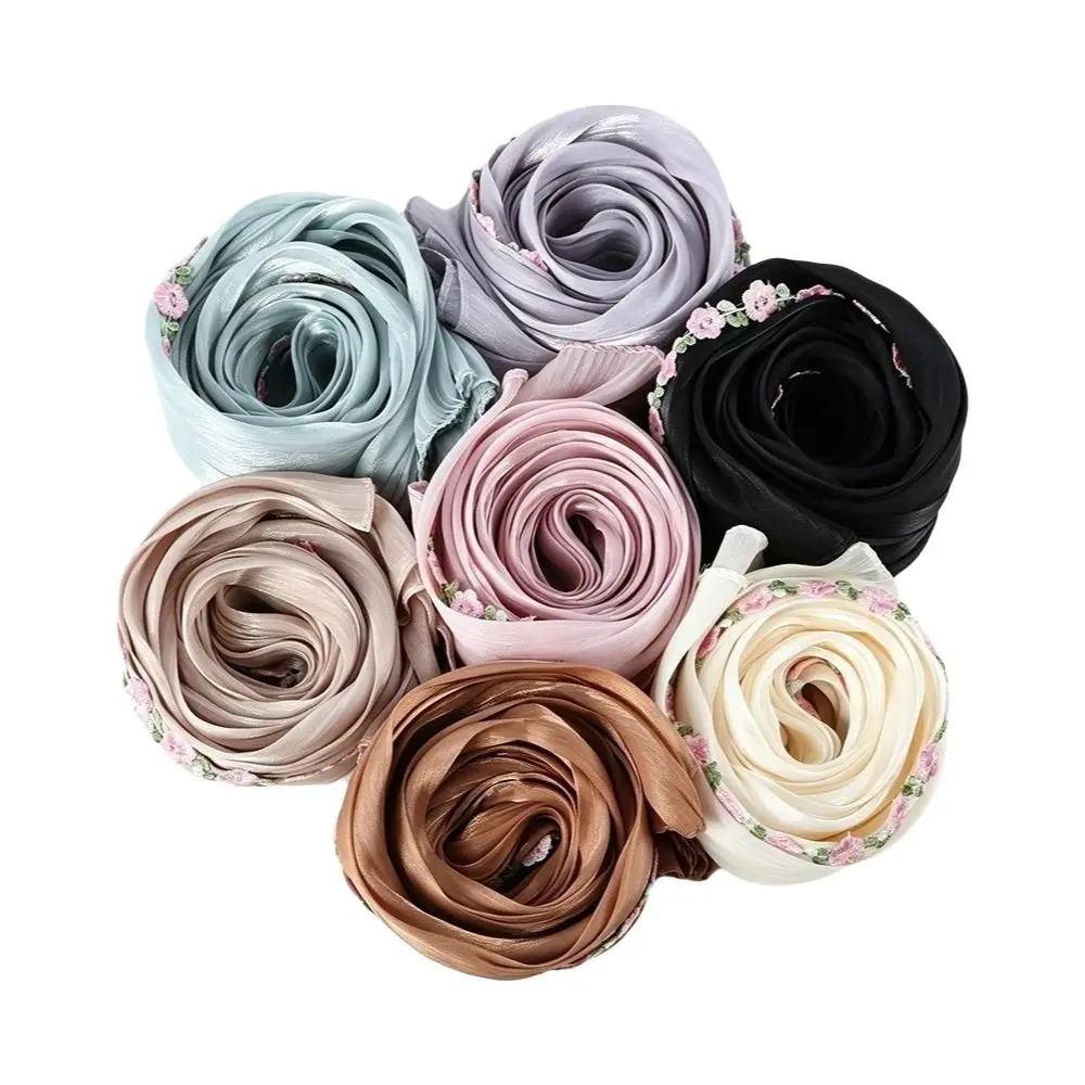 Elegant Sheer Women’s Headscarf Shiny Floral Embroidery Lace Trim Shawl Hooded Lace Trim Modest Wrap Prayer Wear
Elegant Sheer Women’s Headscarf Shiny Floral Embroidery Lace Trim Shawl Hooded Lace Trim Modest Wrap Prayer Wear