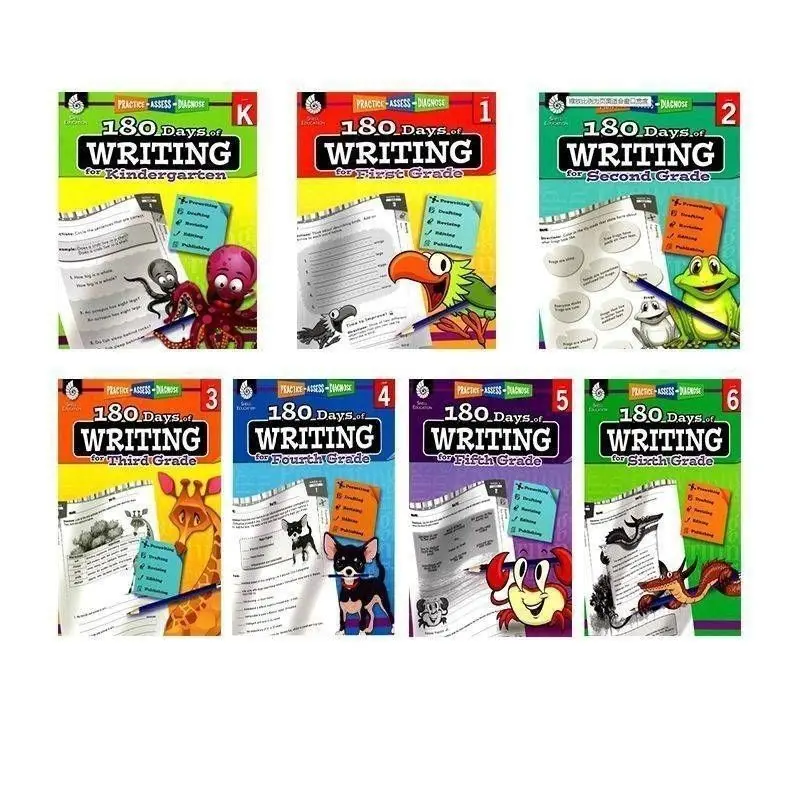 1 book 180 Days of Writing Practice Book Writing Training
1 book 180 Days of Writing Practice Book Writing Training