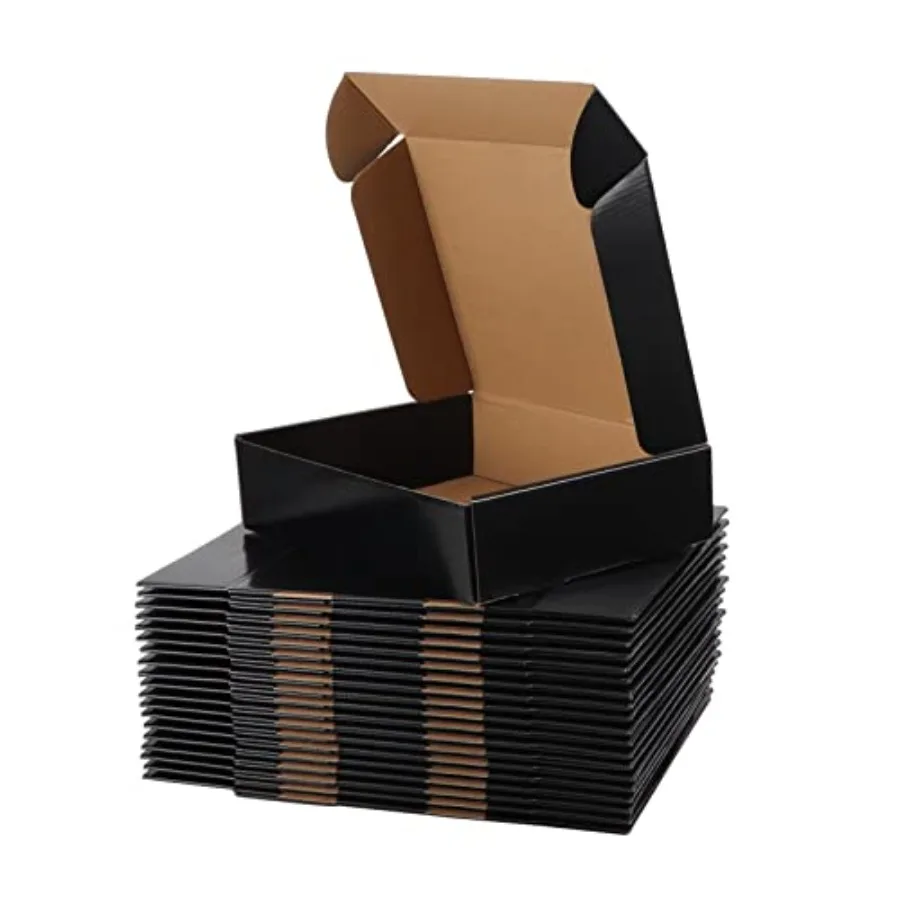 Medium Shipping Boxes for Mailing Shipping Packaging, Corrugated Cardboard Boxes for Packaging Small Business, Black
Medium Shipping Boxes for Mailing Shipping Packaging, Corrugated Cardboard Boxes for Packaging Small Business, Black