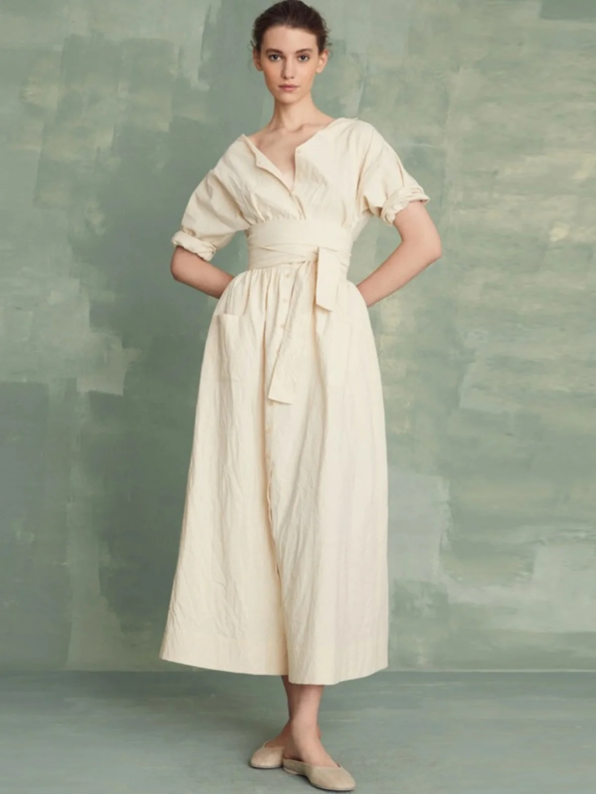 Женский комплект из хлопковой льняной юбки, весна-лето, дышащий V-Ne ort Sve, модный комплект из двух предметов, смесь льна
Женский комплект из хлопковой льняной юбки, весна-лето, дышащий V-Ne ort Sve, модный комплект из двух предметов, смесь льна