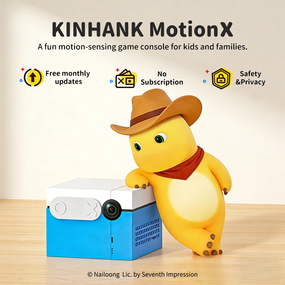KINHANK MotionX игровая консоль активная игровая система ежемесячные обновления без контроллера подарок для детей и семьи
KINHANK MotionX игровая консоль активная игровая система ежемесячные обновления без контроллера подарок для детей и семьи