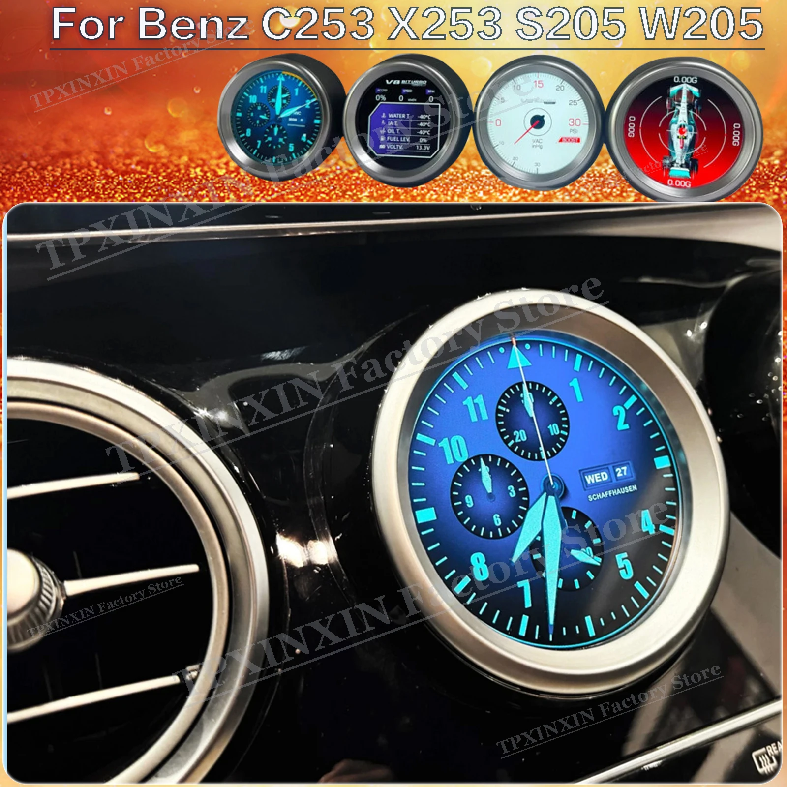 Boost g Boost Pressure Gauge For Benz C253 X253 S205 W205 Air Outlet Odometer Mileage Meter Speedometer Digital Odometer Display
Boost g Boost Pressure Gauge For Benz C253 X253 S205 W205 Air Outlet Odometer Mileage Meter Speedometer Digital Odometer Display