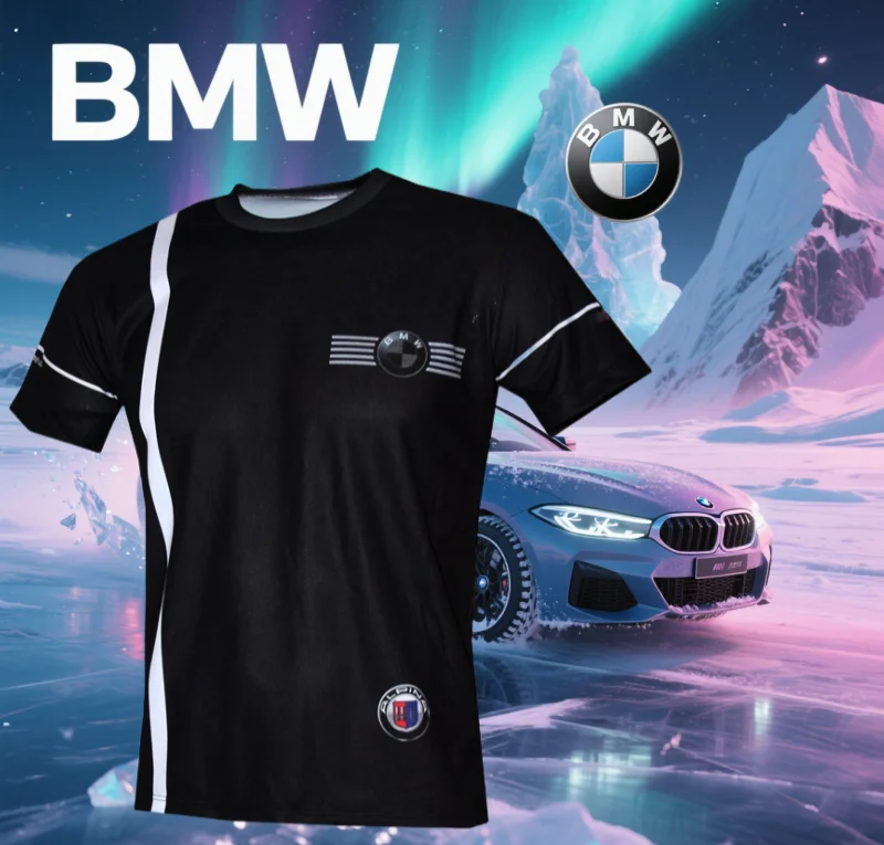 Лето 2022, новая мужская футболка BMW, брендовая футболка с короткими рукавами для гонок на мотоциклах, быстросохнущая, удобная, дышащая, повседневная, свободная, Y2K 
Лето 2022, новая мужская футболка BMW, брендовая футболка с короткими рукавами для гонок на мотоциклах, быстросохнущая, удобная, дышащая, повседневная, свободная, Y2K
