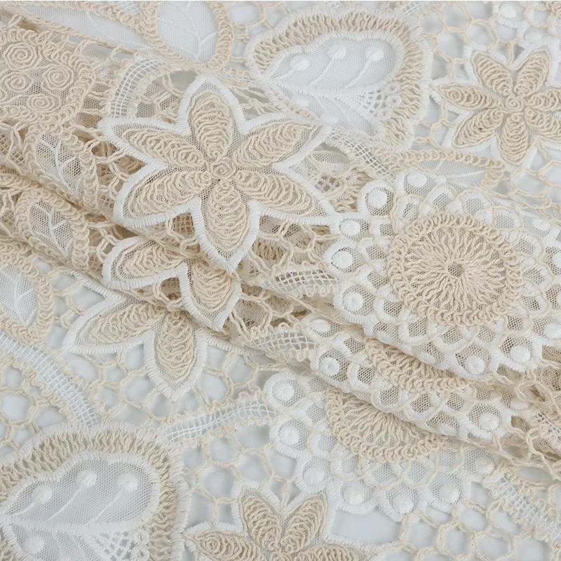 Embroidered Water Soluble Lace Mesh Fabric for Sewing Dress Clothes DIY Handmade Crafting Designer Fabric
Embroidered Water Soluble Lace Mesh Fabric for Sewing Dress Clothes DIY Handmade Crafting Designer Fabric