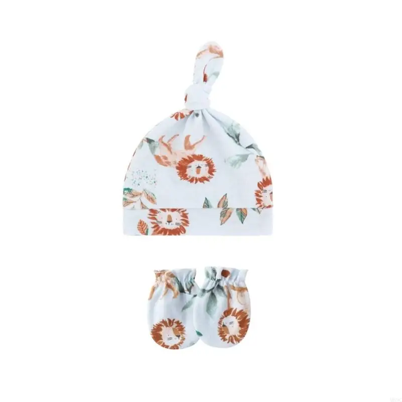M89C 3 Set Cotton Baby Hat and Mittens Newborns Scratch Proof Glovers & Caps Stylish
M89C 3 Set Cotton Baby Hat and Mittens Newborns Scratch Proof Glovers & Caps Stylish