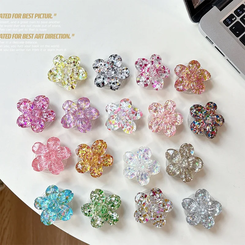 Korean Glitter Sequined Three-dimensional Flower Phone Airbag Stand Adhesive Ring for Iphone Samsung S26 Grip Tok Bracket Holder
Korean Glitter Sequined Three-dimensional Flower Phone Airbag Stand Adhesive Ring for Iphone Samsung S26 Grip Tok Bracket Holder