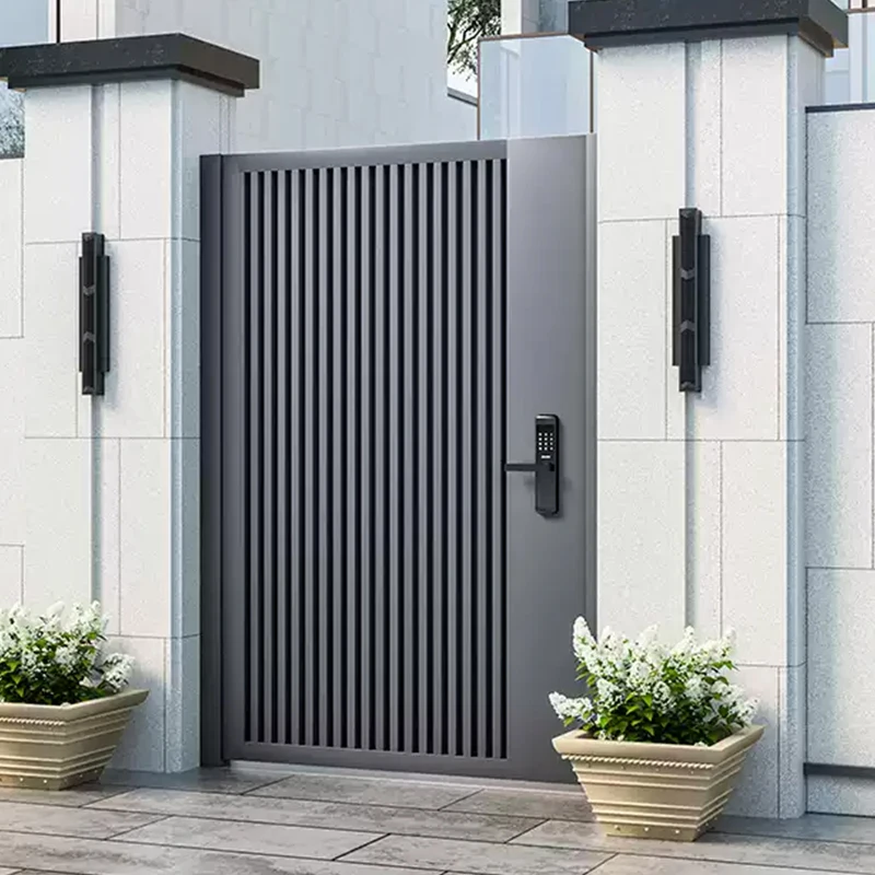Driveway Automatic Swing Aluminum Alloy Double Swing Entry Hospital Powder Coated Main Gate Design
Driveway Automatic Swing Aluminum Alloy Double Swing Entry Hospital Powder Coated Main Gate Design