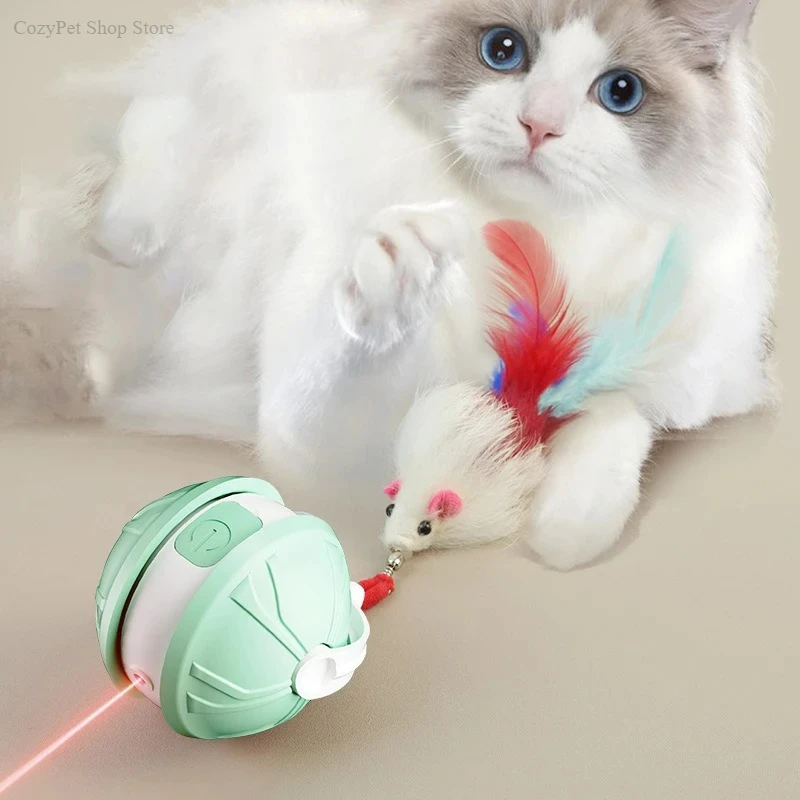 New Real Hair Automatic Cat Teaser Toy Ball Intelligent Electric Laser Cat Teaser Artifact Interactive Cat Toy Ball Pet Products
New Real Hair Automatic Cat Teaser Toy Ball Intelligent Electric Laser Cat Teaser Artifact Interactive Cat Toy Ball Pet Products