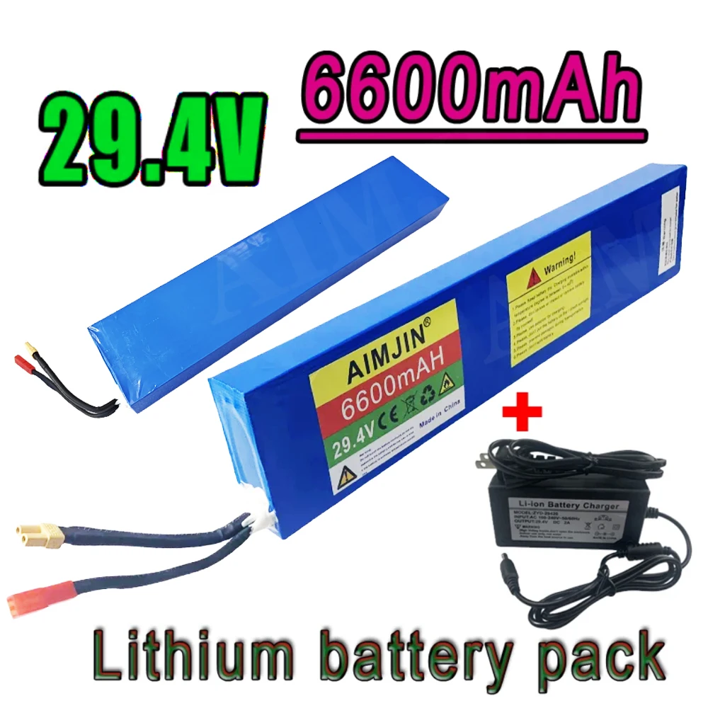 29.4V 6600mAh Ebike Battery Pack 18650 Lithium Ion Battery High Power And Large Capacity Motorcycle Scooter Battery
29.4V 6600mAh Ebike Battery Pack 18650 Lithium Ion Battery High Power And Large Capacity Motorcycle Scooter Battery