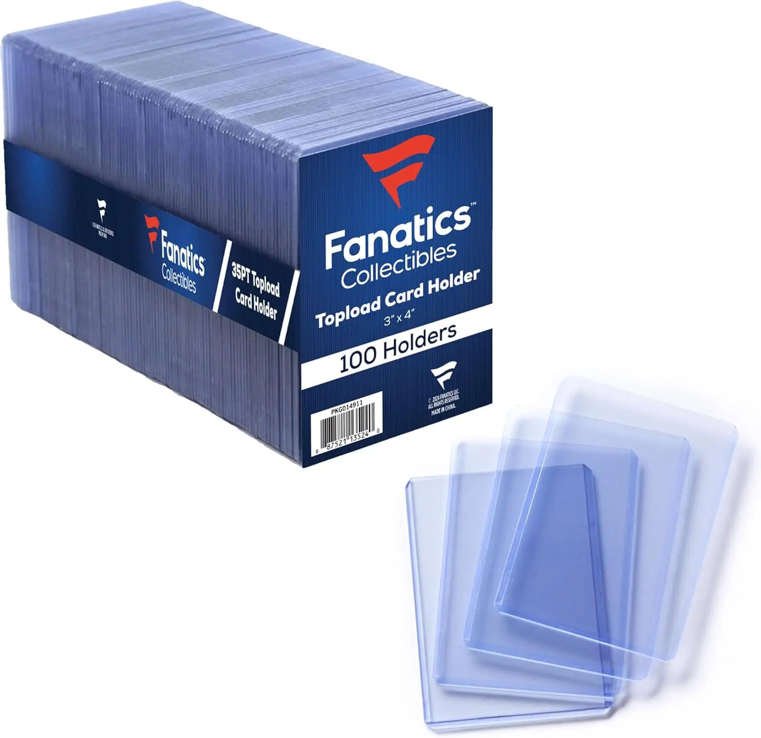 Clear Rigid Card Holders 35pt 3x4 Top Loaders, 100 Count for Trading Card Protection
Clear Rigid Card Holders 35pt 3x4 Top Loaders, 100 Count for Trading Card Protection