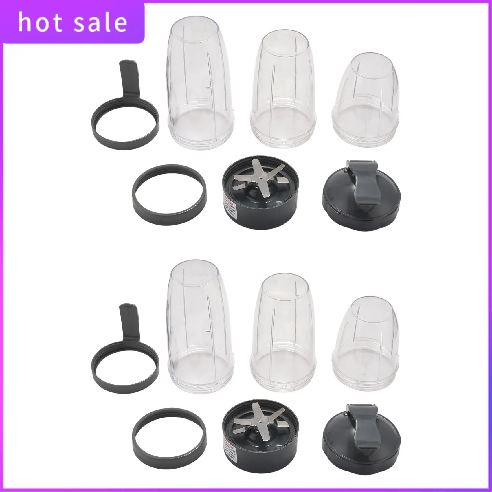 2X Cup And Blade Set For Nutri Replacement High-Speed Blender Mixer System For Replacement With Nutribullet
2X Cup And Blade Set For Nutri Replacement High-Speed Blender Mixer System For Replacement With Nutribullet
