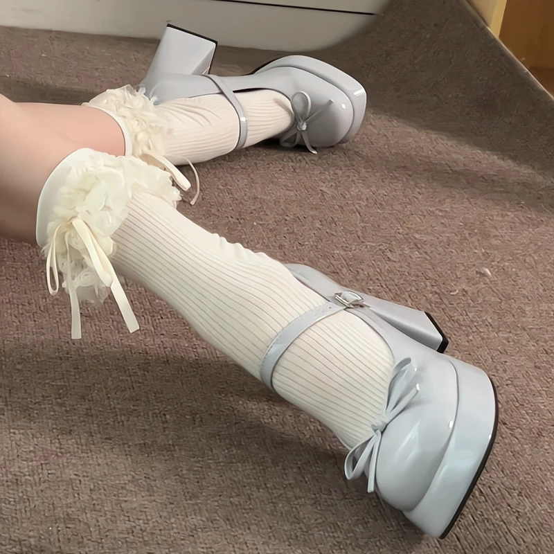 2026 New Spring Platform Women Pumps Elegant Butterfly-knot Dress Shoes Ladies Thick High Heels Wedding Party Mary Jane Shoes
2026 New Spring Platform Women Pumps Elegant Butterfly-knot Dress Shoes Ladies Thick High Heels Wedding Party Mary Jane Shoes