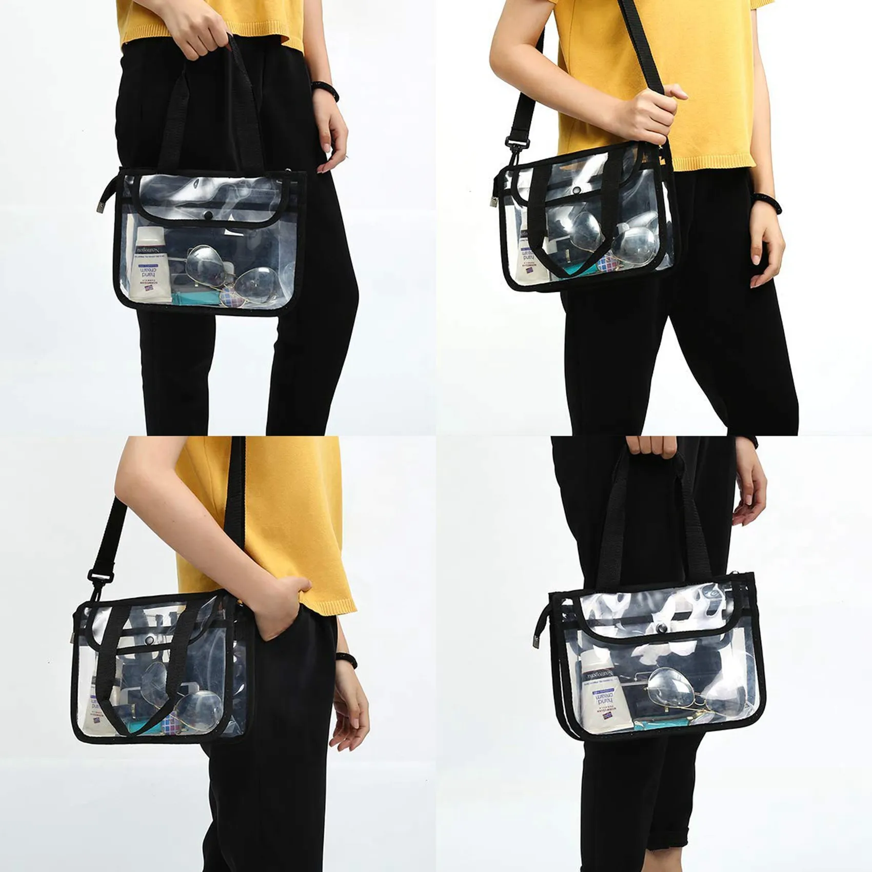 ICON-2X Clear Cross-Body Shoulder Bag,Toiletry Organizer Wash Bag -NFL Stadium Approved Purse
ICON-2X Clear Cross-Body Shoulder Bag,Toiletry Organizer Wash Bag -NFL Stadium Approved Purse