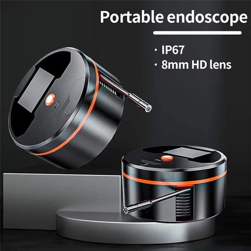 MCGS-LED 8MM Lens 2M Industrial Endoscope Camera 2.4 Inch 1080P Pipe Inspection Borescope For Car Inspection Device
MCGS-LED 8MM Lens 2M Industrial Endoscope Camera 2.4 Inch 1080P Pipe Inspection Borescope For Car Inspection Device