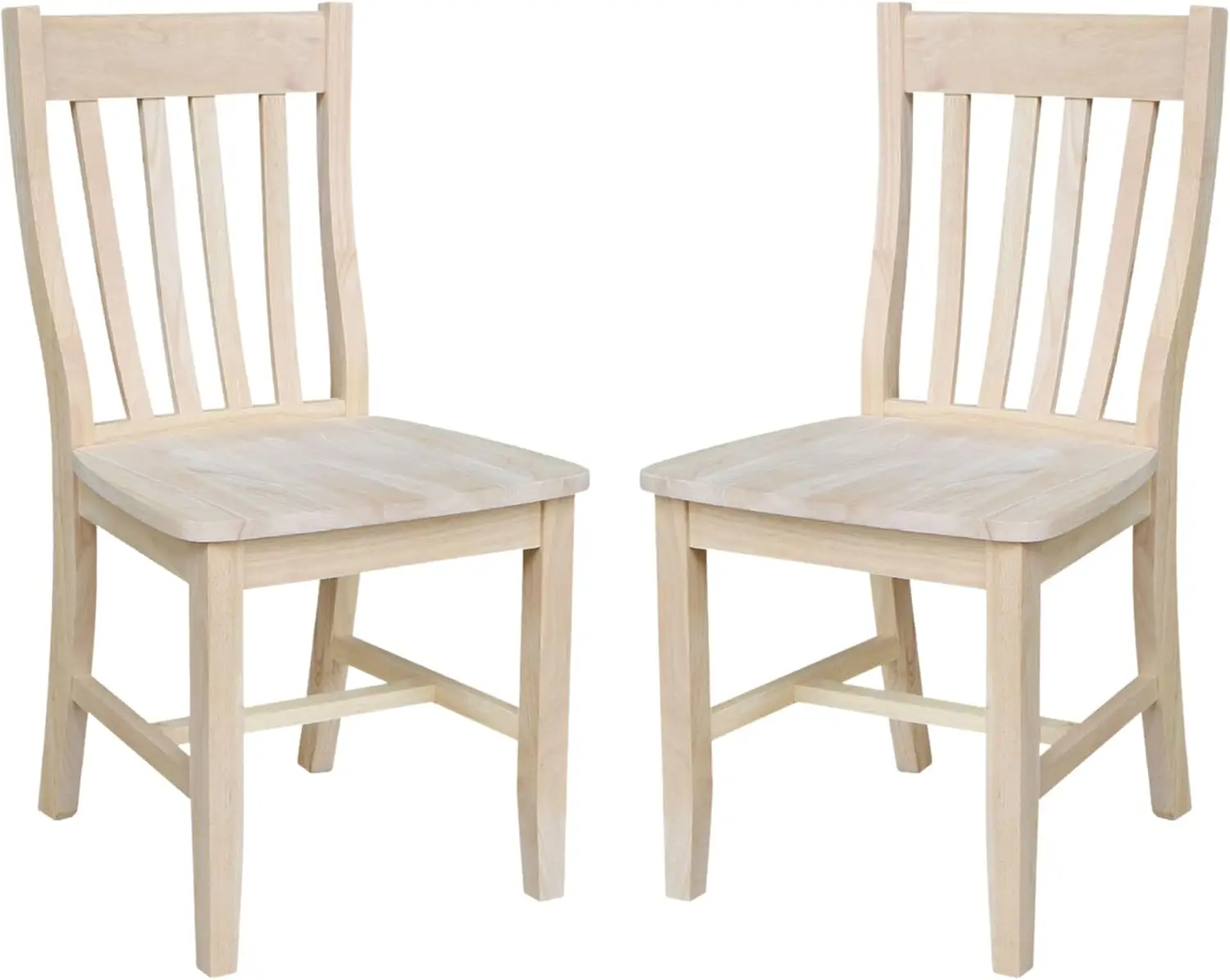 Set of Two Unfinished Cafe Dining Chairs, Ready to Paint and Customize for Your Home
Set of Two Unfinished Cafe Dining Chairs, Ready to Paint and Customize for Your Home