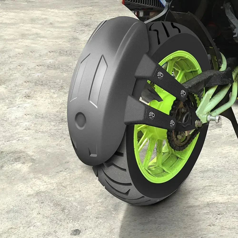 Universal Black Plastic Motorcycle Rear Wheel for fender Splash Guard Rear Wheel Cover Splash Guard Mudguard with Bracket
Universal Black Plastic Motorcycle Rear Wheel for fender Splash Guard Rear Wheel Cover Splash Guard Mudguard with Bracket
