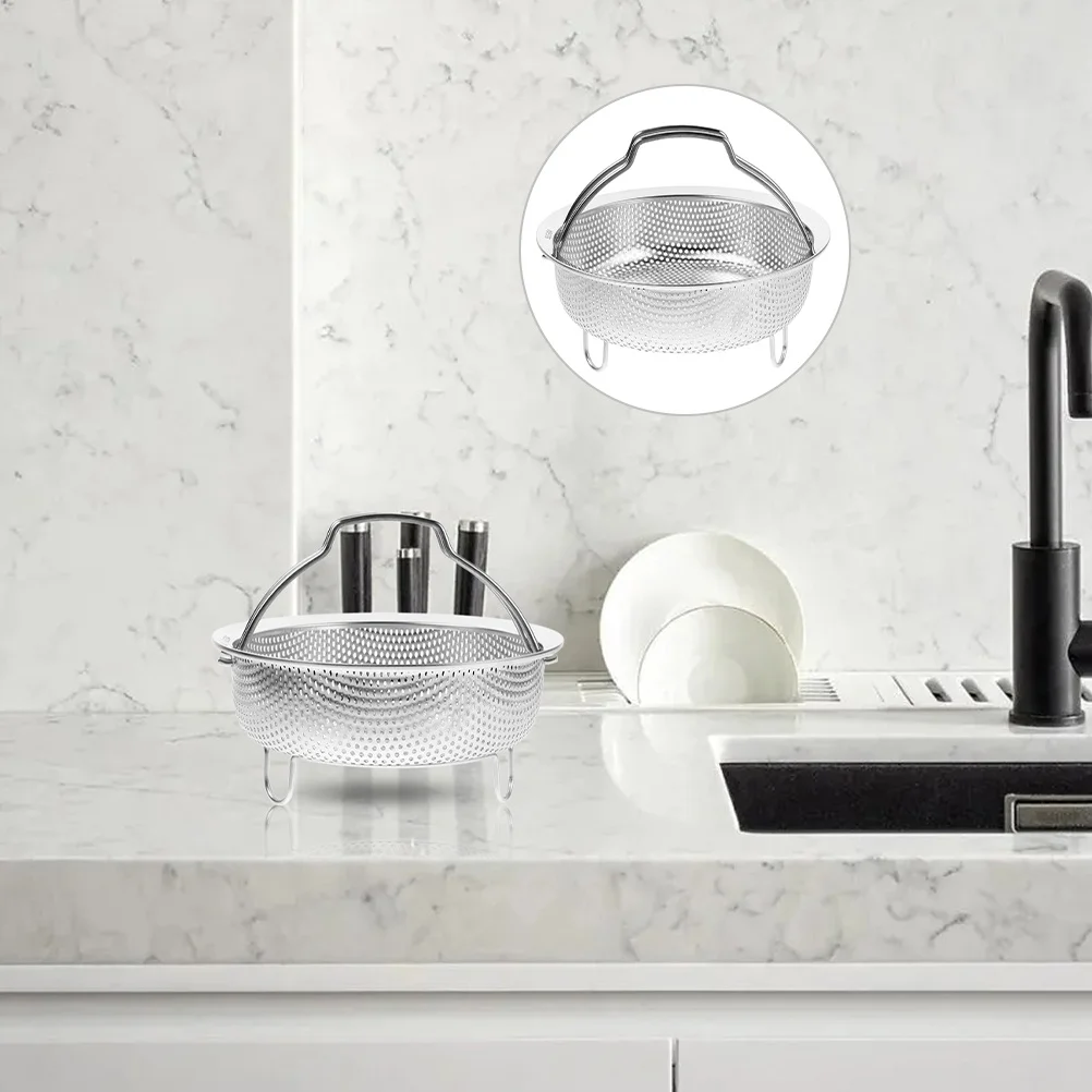 Stainless Steel Colander Fine Mesh Strainer For Vegetables Fruit Washing Kitchen Drain Basket Rice Cooker Steamer Insert
Stainless Steel Colander Fine Mesh Strainer For Vegetables Fruit Washing Kitchen Drain Basket Rice Cooker Steamer Insert