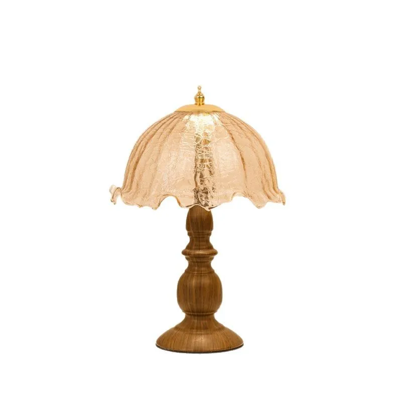 Medieval wabi-sabi wind table lamp bedroom bedside lamp retro high-end walnut atmosphere American night light
Medieval wabi-sabi wind table lamp bedroom bedside lamp retro high-end walnut atmosphere American night light