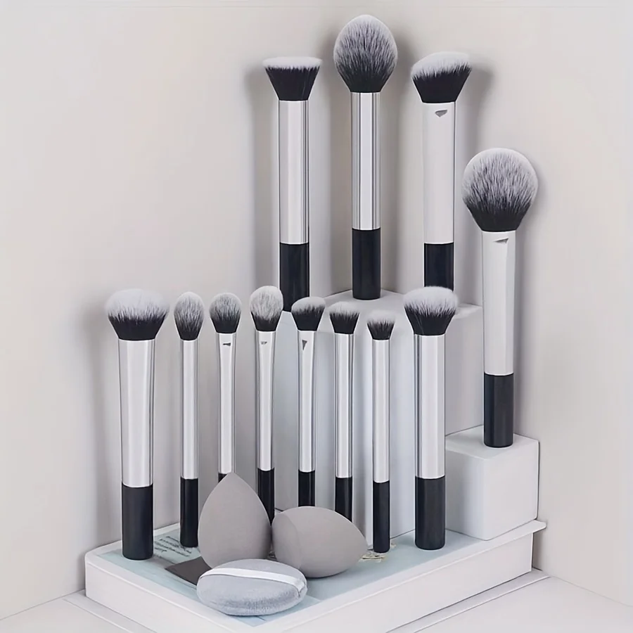 15pcs Makeup Brush Set, Including Powder Brush, Blush Brush, Highlighter Brush, Eyeshadow Brush, Eyelash Brush, Eyeliner Brush,
15pcs Makeup Brush Set, Including Powder Brush, Blush Brush, Highlighter Brush, Eyeshadow Brush, Eyelash Brush, Eyeliner Brush,