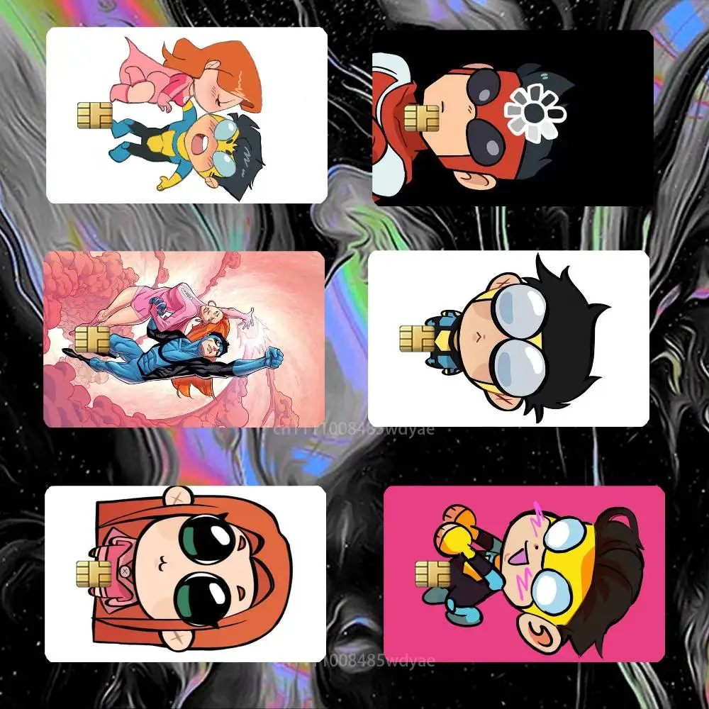 Super Hero I-Invincible Icons Bank Credit Cards Bus Pass Stickers Cool Decoration Waterproof 4PCS Card Protective Film
Super Hero I-Invincible Icons Bank Credit Cards Bus Pass Stickers Cool Decoration Waterproof 4PCS Card Protective Film