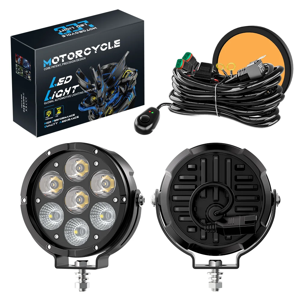 Светодиодная вспомогательная фара для мотоцикла, желтые противотуманные фары, 6 светодиодов, прожектор для BMW R1200GS LC ADV R1250GS Adventure F900R R9T, универсальный
Светодиодная вспомогательная фара для мотоцикла, желтые противотуманные фары, 6 светодиодов, прожектор для BMW R1200GS LC ADV R1250GS Adventure F900R R9T, универсальный