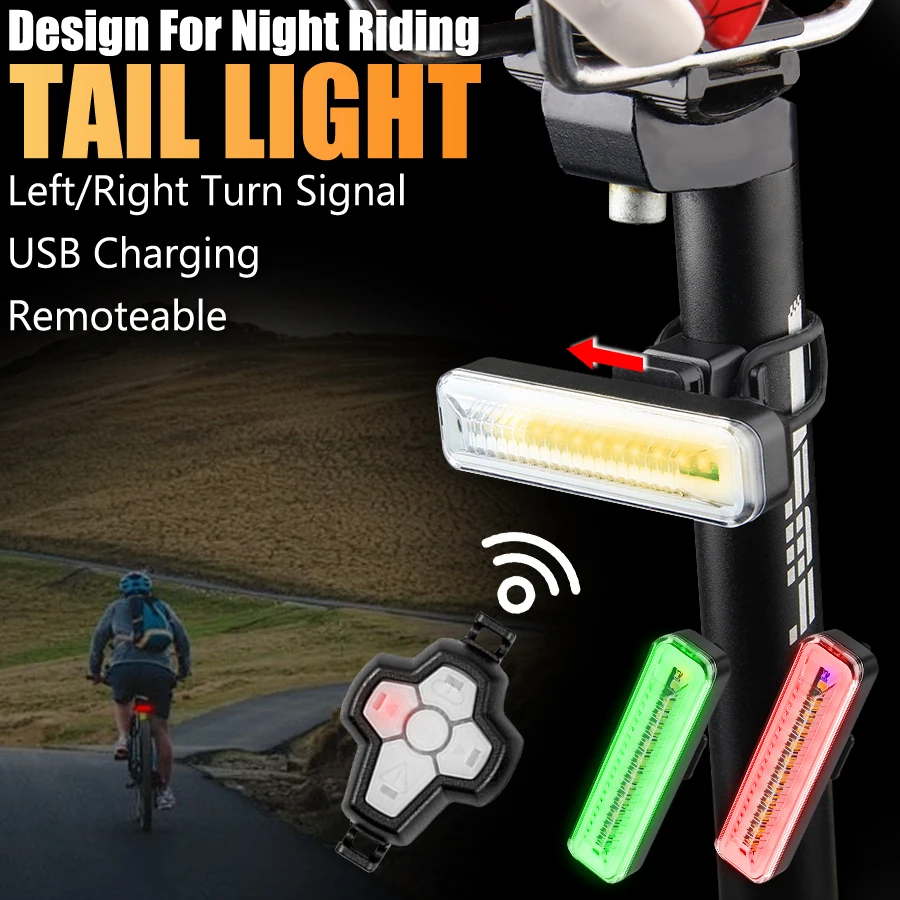 Bicycle Taillight Remote Control Turn Signal USB Rechargeable MTB Bicycle Warning Taillight Easy To Install Bicycle Accessories
Bicycle Taillight Remote Control Turn Signal USB Rechargeable MTB Bicycle Warning Taillight Easy To Install Bicycle Accessories