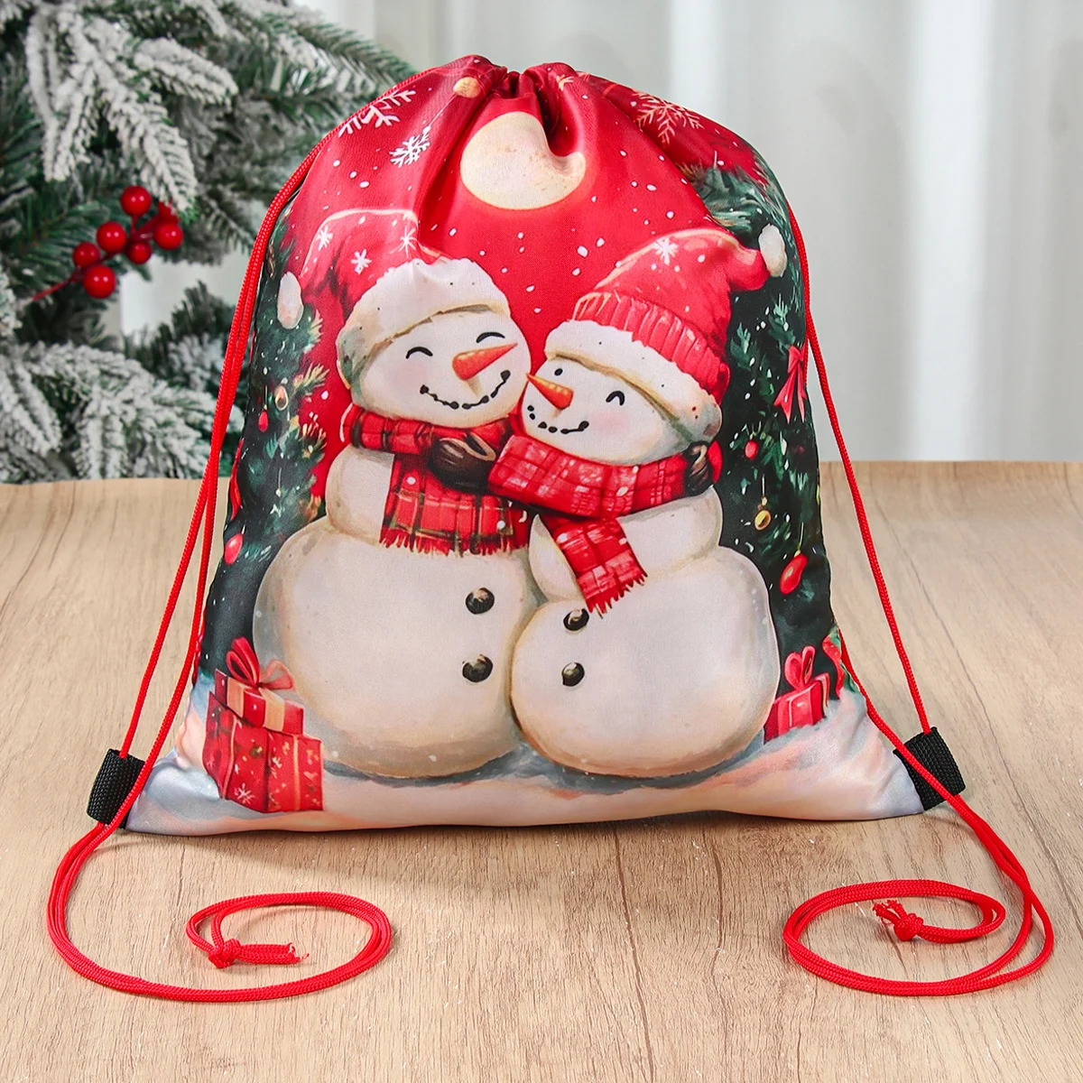 Snowman Drawstring Gifts Bags Christmas Decoration for Home 2025 Pendant Xmas Packaging Bags Navidad Natal Happy New Year Gift 
Snowman Drawstring Gifts Bags Christmas Decoration for Home 2025 Pendant Xmas Packaging Bags Navidad Natal Happy New Year Gift