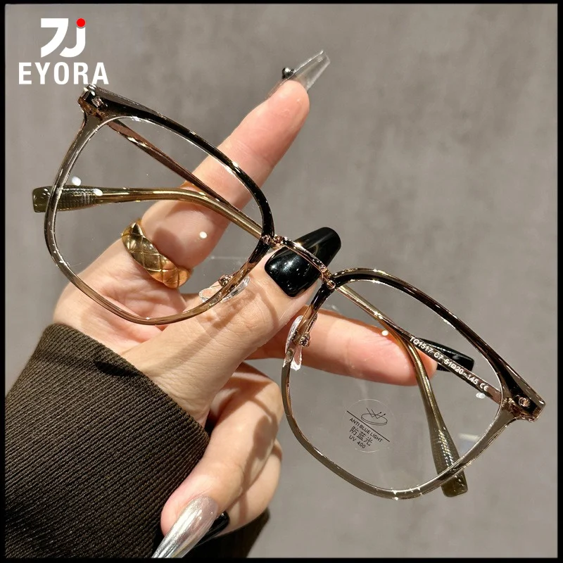 EYORA Ultralight Square No-makeup Reading Glasses Women Anti Blue Light Photochromic Glasses Optical Lenses with Prescription
EYORA Ultralight Square No-makeup Reading Glasses Women Anti Blue Light Photochromic Glasses Optical Lenses with Prescription