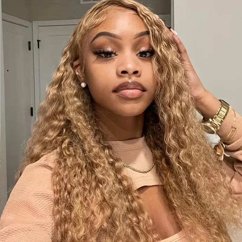 Loose Curly 30 36 Inch Honey Blonde 13x6 HD Lace Front Human Hair Wigs Vietnamese 27# Deep Wave 13x4 Lace Frontal Wig For Women
Loose Curly 30 36 Inch Honey Blonde 13x6 HD Lace Front Human Hair Wigs Vietnamese 27# Deep Wave 13x4 Lace Frontal Wig For Women