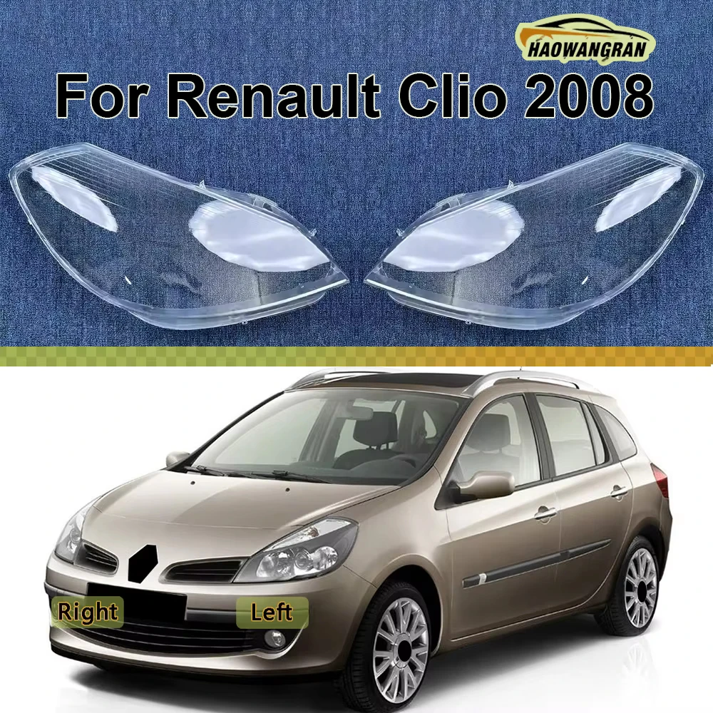 Car Front Headlight cover For Renault Clio 2008 Headlight Cover Headlamp Transparent Lampshade Plexiglass Replace Original Lens
Car Front Headlight cover For Renault Clio 2008 Headlight Cover Headlamp Transparent Lampshade Plexiglass Replace Original Lens