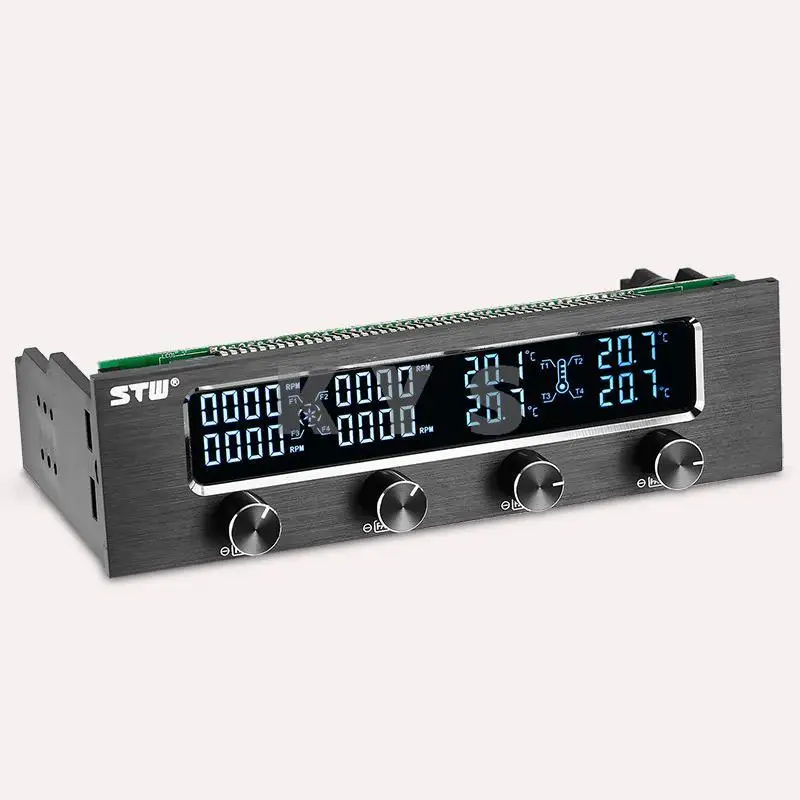 STW 6041 Fan Speed Controller with LCD for 5.25 Driver Place
STW 6041 Fan Speed Controller with LCD for 5.25 Driver Place