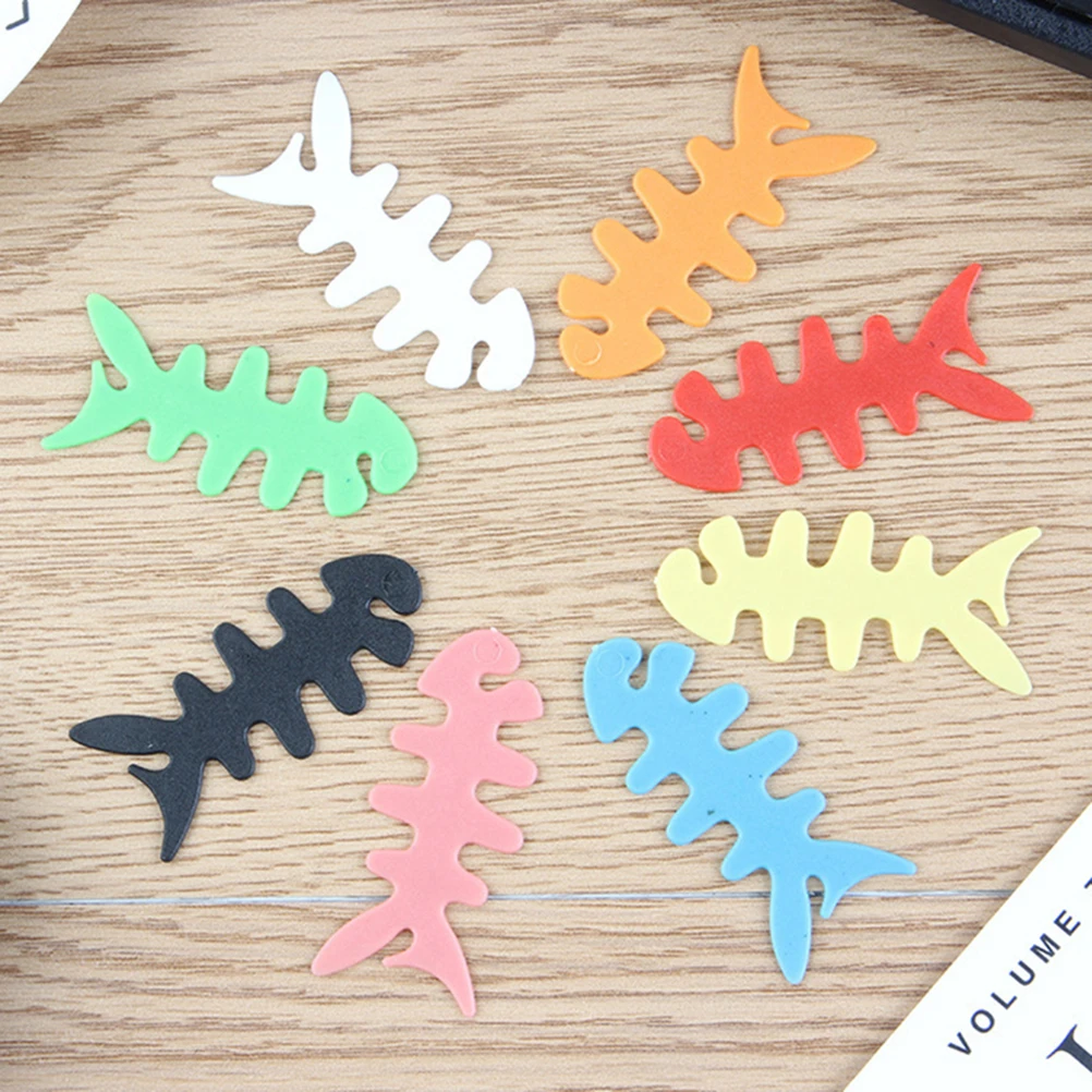 200pcs Fish Bone Cable Winder Silicone Cable Organizer Wire Holder For Earphone Data Line Tangle-Free Storage Home Office
200pcs Fish Bone Cable Winder Silicone Cable Organizer Wire Holder For Earphone Data Line Tangle-Free Storage Home Office