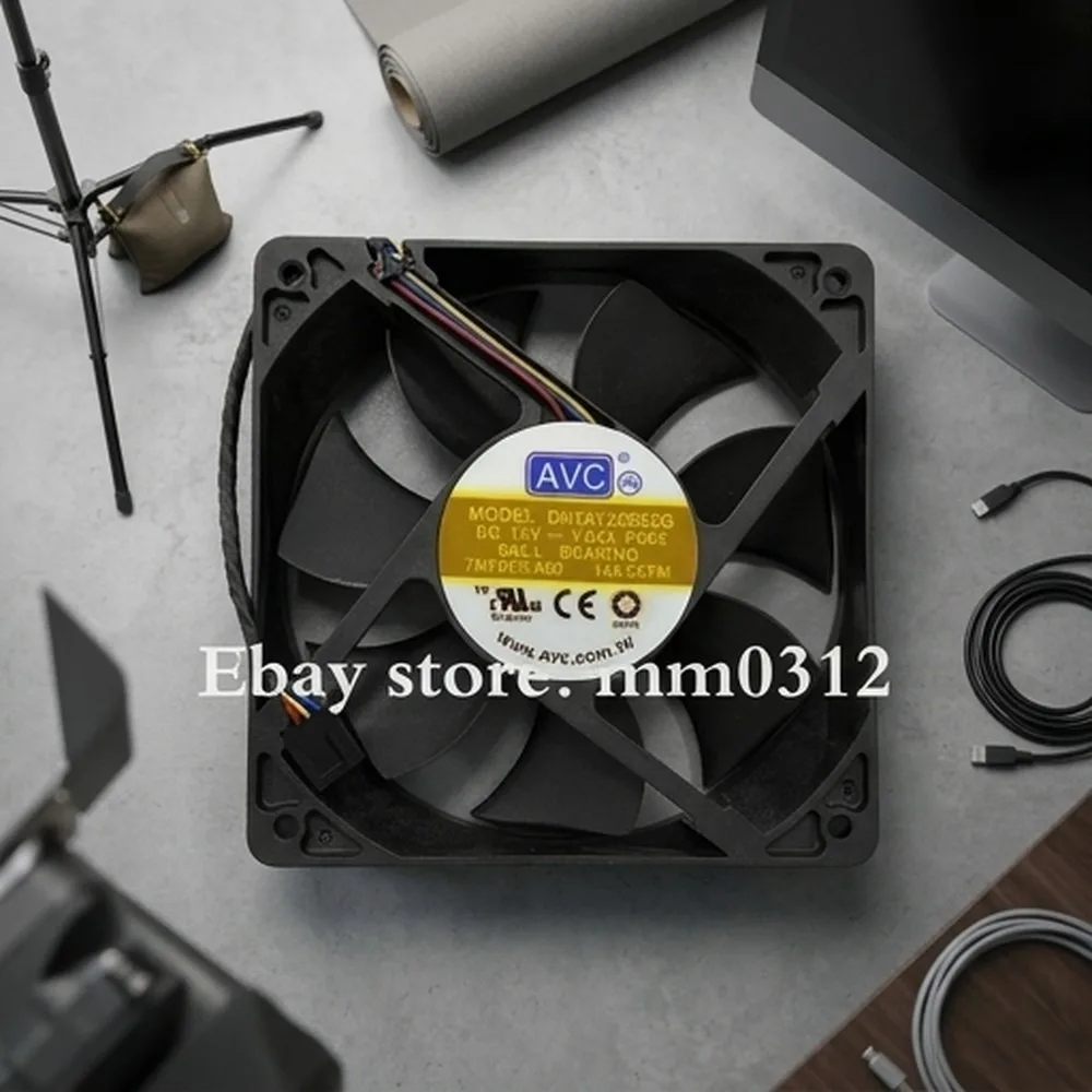 For AVC DATA1225B2G 12025 DC12V 1.02A 12CM 4-Pin Dual-Balloon Silent Cooling Fan
For AVC DATA1225B2G 12025 DC12V 1.02A 12CM 4-Pin Dual-Balloon Silent Cooling Fan