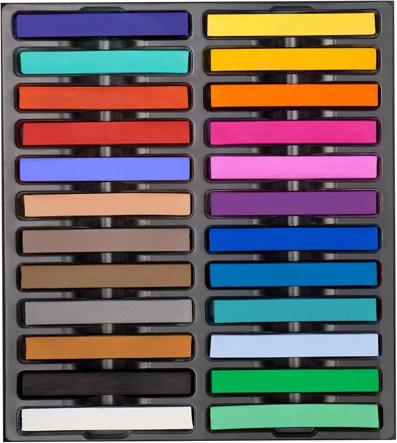 24 Vibrant Soft Pastel Chalk Sticks for Artists - Premium Drawing, Blending & Shading Set
24 Vibrant Soft Pastel Chalk Sticks for Artists - Premium Drawing, Blending & Shading Set