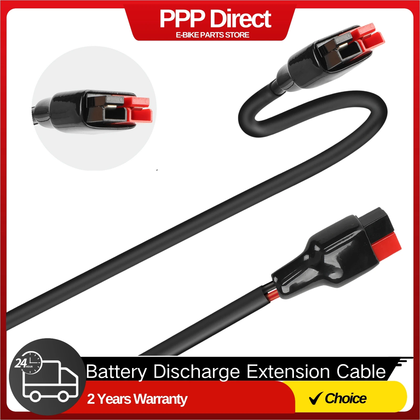E-BIKE Battery Discharge Extension Cable - Anderson Type for BAFANG TONGSHENG Mid- drive and Hub Motor Controller
E-BIKE Battery Discharge Extension Cable - Anderson Type for BAFANG TONGSHENG Mid- drive and Hub Motor Controller