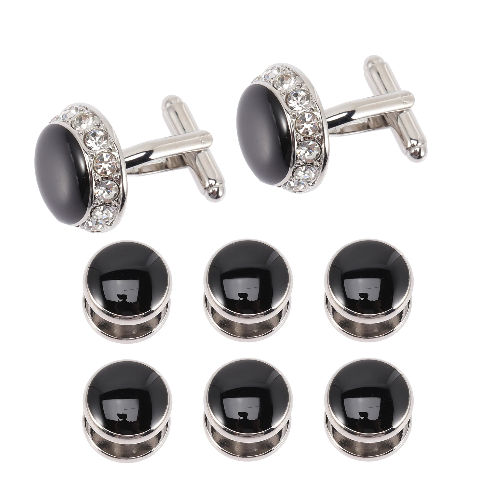 8 Pcs Cuff Buttons Tuxedo Accessories Cufflinks Rhinestone for Clothing Mens Studs Tie Clip Colorful Man
8 Pcs Cuff Buttons Tuxedo Accessories Cufflinks Rhinestone for Clothing Mens Studs Tie Clip Colorful Man