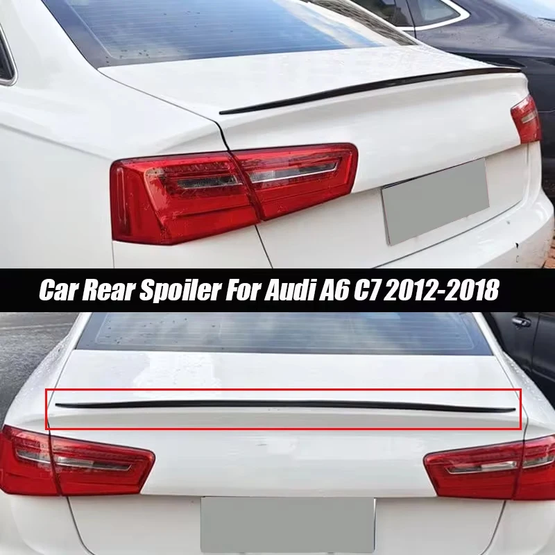 For Audi Accessories A6 S6 C7 C8 S-Line 2012-2018 Gloss Black Car Rear Trunk Boot Spoiler Wing Lip Body Kits Soft Plastic
For Audi Accessories A6 S6 C7 C8 S-Line 2012-2018 Gloss Black Car Rear Trunk Boot Spoiler Wing Lip Body Kits Soft Plastic