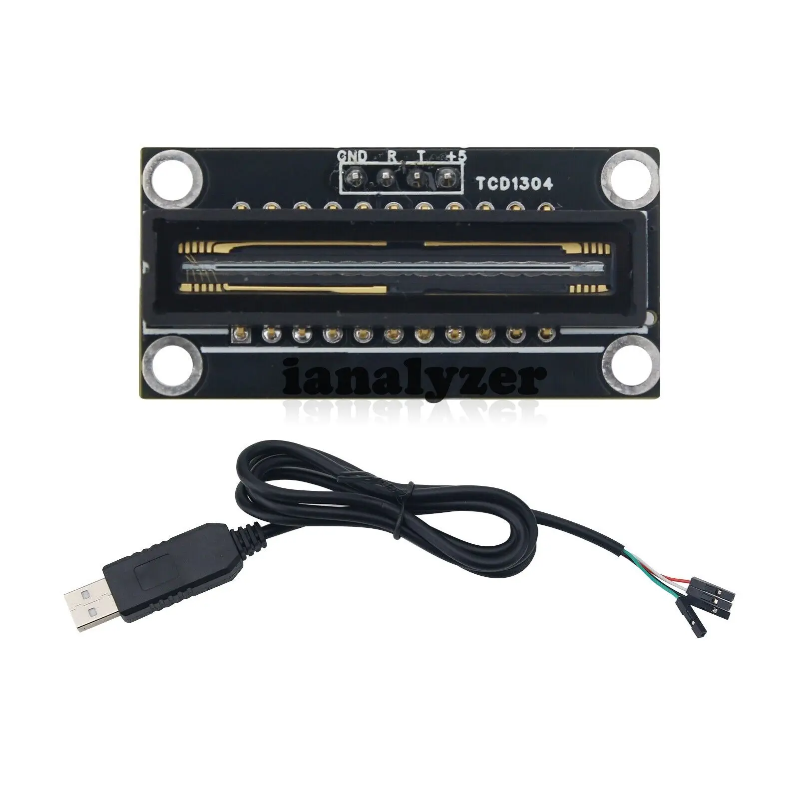 Линейный CCD-модуль YX_TCD1304 + модуль USB-TTL, подходит для спектрального анализа
Линейный CCD-модуль YX_TCD1304 + модуль USB-TTL, подходит для спектрального анализа