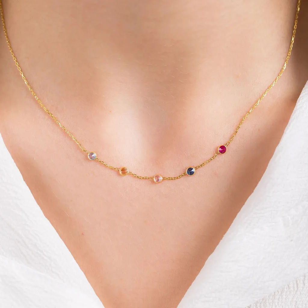 Family Birthstone Custom Necklace for Mom Colored Zircon Personality Birthstone Elegant Women Necklace Mothers Gift Jewelry
Family Birthstone Custom Necklace for Mom Colored Zircon Personality Birthstone Elegant Women Necklace Mothers Gift Jewelry