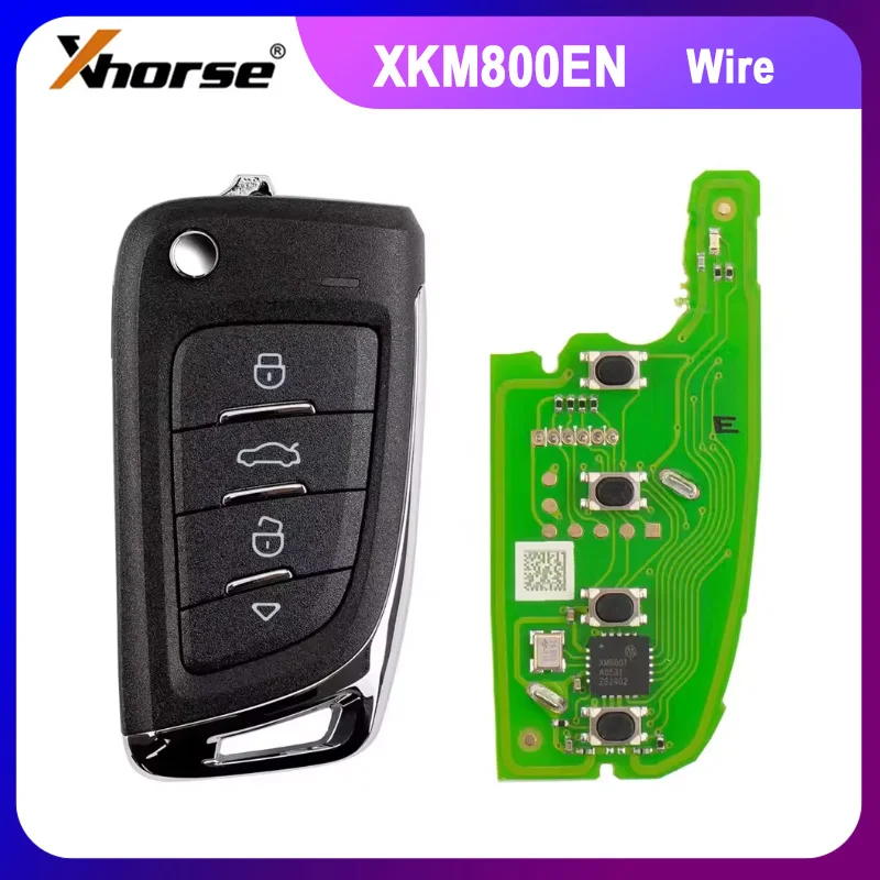 1/2/5PCS Xhorse XKM800EN Universal Flip Wire Remote Key Knife Style 4 Buttons
1/2/5PCS Xhorse XKM800EN Universal Flip Wire Remote Key Knife Style 4 Buttons